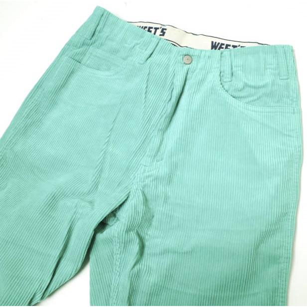 WESTOVERALLS ウエストオーバーオールズ 日本製 817F Corduroy Pants コーデュロイパンツ 19FWPT817 W28 エメラルドグリーン 太畝 g20900 |  | 02