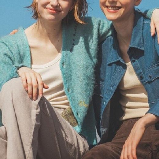 B:MING by BEAMS ビーミング バイ ビームス 23AW ambiance シャギーネームカーディガン ONE SIZE SAX ニット トップス g20905 |  | 02