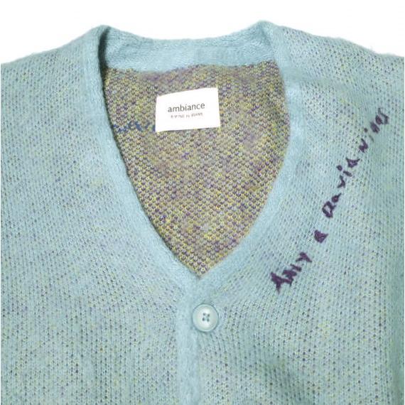 B:MING by BEAMS ビーミング バイ ビームス 23AW ambiance シャギーネームカーディガン ONE SIZE SAX ニット トップス g20905 |  | 04