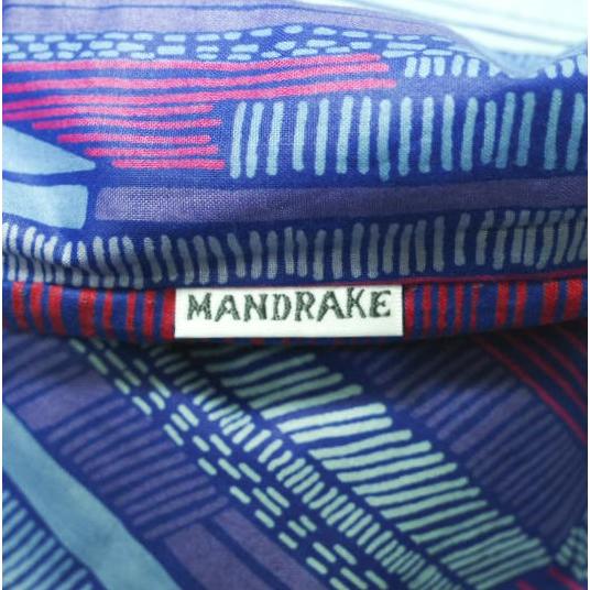 MANDRAKE マンドレイク アフリカンバティック 巾着バッグ PINK/BLUE リバーシブル ショルダーバッグ カバン g20911 |  | 08
