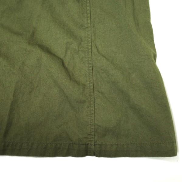 BEAMS BOY ビームスボーイ ワッシャーオーバーワンピース 13-26-0542-791 Free OLIVE ノーカラー ミリタリー シャツ トップス g20920 |  | 06