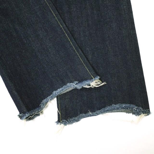 jonnlynx ジョンリンクス 日本製 カットオフ5ポケットデニムパンツ 28 Indigo ジーンズ ボタンフライ ボトムス g20922 |  | 05