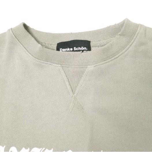 Danke Schon ダンケシェーン REMAKE SWEAT CREWNECK 裏毛 リメイククルーネックスウェット UNSSSDK10 M グレージュ トレーナー g20933 |  | 02