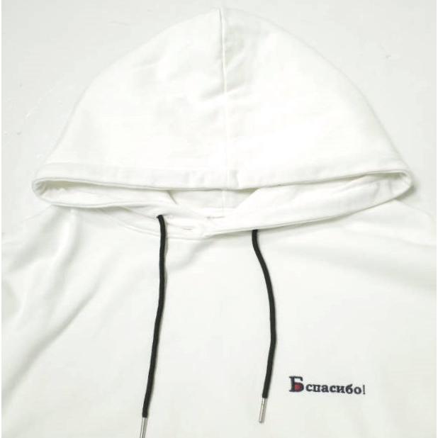 Danke Schon ダンケシェーン 24SS ロゴ刺繍 スウェットプルオーバーパーカー Free WHITE オーバーサイズ サンプル品 トップス g20942 |  | 02
