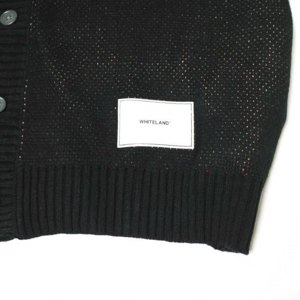 WHITELAND ホワイトランド 23AW WEB＆DEPOT限定 SCHOOL LOGO CARDIGAN スクールロゴニットカーディガン Free ブラック LHP サンプル品 |  | 05