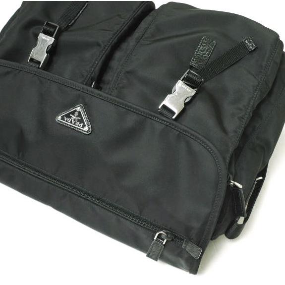 PRADA プラダ Vela Nylon Buckle Messenger Bag ヴェラナイロン ショルダーバッグ 1BD738 BLACK(F0002 NERO) トライアングルロゴ g20982 |  | 05