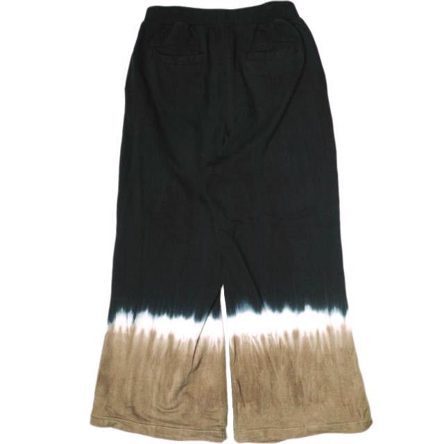 Danke Schon ダンケシェーン 25SS STEP DYE SWEAT PANTS 段染めスウェットパンツ UNS251001 L BLACK タイダイ染め グラデーション イージー |  | 01