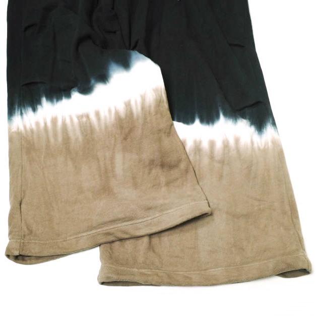 Danke Schon ダンケシェーン 25SS STEP DYE SWEAT PANTS 段染めスウェットパンツ UNS251001 L BLACK タイダイ染め グラデーション イージー |  | 06