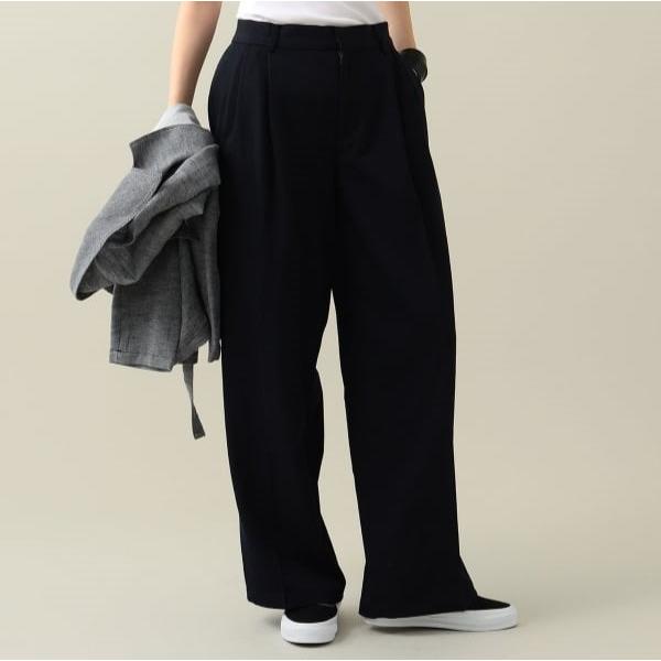 Pilgrim Surf+Supply ピルグリム 25SS Elena Slouchy Trouser ストレッチギャバ 2タックトラウザーズ 37-24-0432-874 1 BEAMS パンツ |  | 02