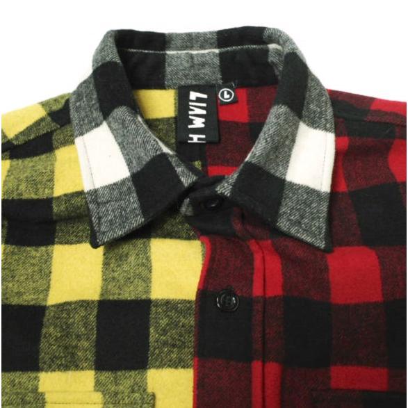 LIAM HODGES リアムホッジス 18AW PATCH WORK FLANNEL SHIRT パッチワークフランネルシャツ L Murti 長袖 オーバーサイズ チェック g21004 |  | 03
