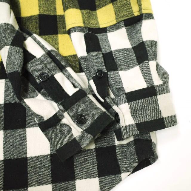 LIAM HODGES リアムホッジス 18AW PATCH WORK FLANNEL SHIRT パッチワークフランネルシャツ L Murti 長袖 オーバーサイズ チェック g21004 |  | 04