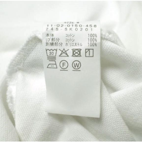 SSZ エスエスズィー 24SS BILL分 Collection POLO オーバーサイズ鹿の子ポロシャツ 11-02-0150-458 M WHITE BEAMS 半袖 トップス g21031 |  | 07