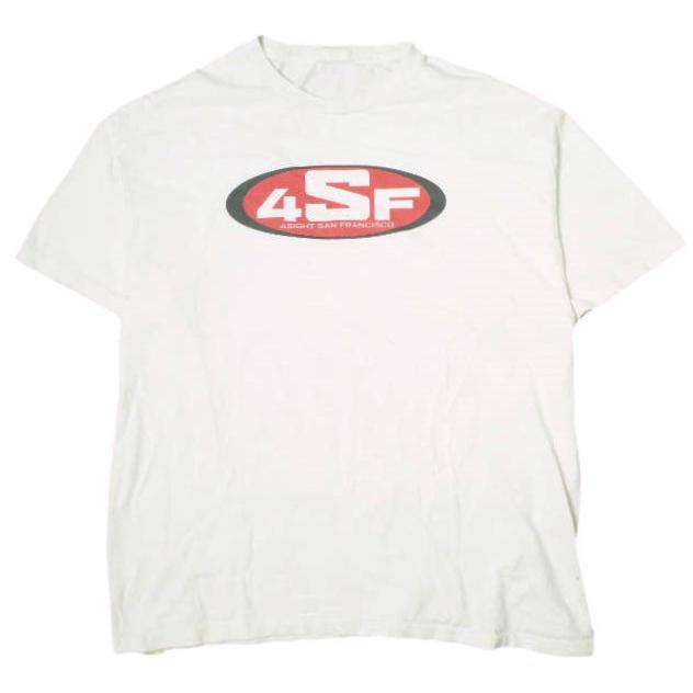 SSZ x 4SF エスエスズィー 23AW 別注 OVAL T-Shirt オーバルTシャツ XL WHITE 半袖 プリント BEAMS トップス g21044 | 