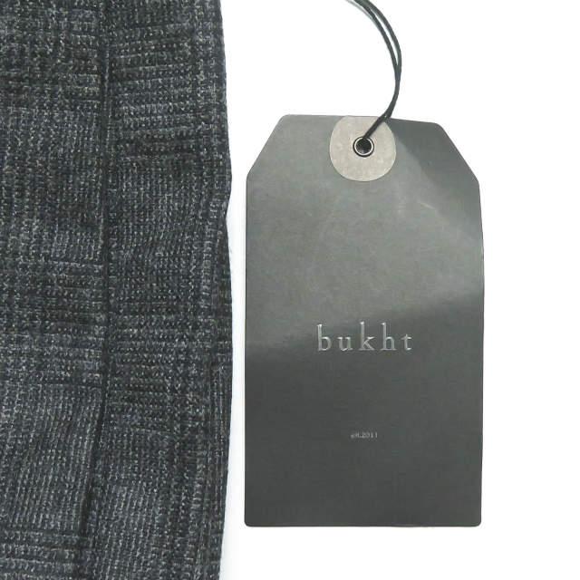 新品 bukht ブフト 18AW EASY TROUSERS グレンチェックイージートラウザーズ BV-95811 2(M) チャコールグレー パンツ スラックス ☆☆g2104 |  | 08