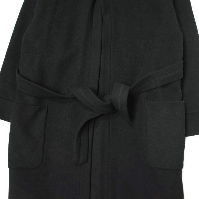 ATON エイトン 18AW AIR DOUBLE MELTON PATCH POCKET ROBE エアーダブルメルトンパッチポケットローブコート SCAGYW0910 02(M) BLACK |  | 04