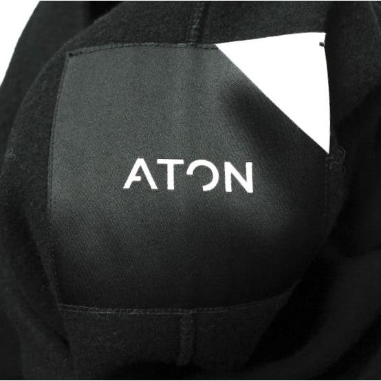 ATON エイトン 18AW AIR DOUBLE MELTON PATCH POCKET ROBE エアー
