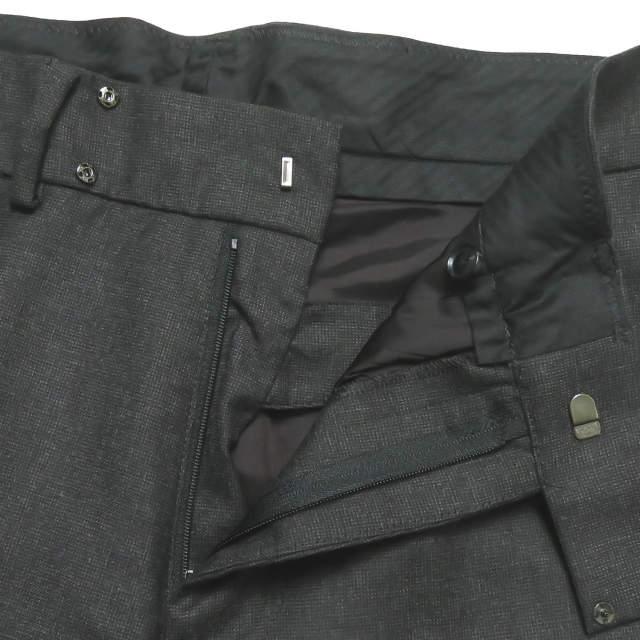 新品 bukht ブフト 18AW CLASSIC TROUSERS CHARCOAL PIN CHECK クラシックトラウザーズ BV-95812 2(M) グレー パンツ スラックス ☆☆g2105 |  | 03