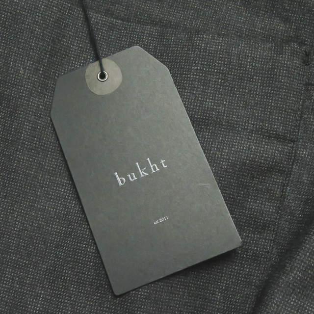 新品 bukht ブフト 18AW CLASSIC TROUSERS CHARCOAL PIN CHECK クラシックトラウザーズ BV-95812 2(M) グレー パンツ スラックス ☆☆g2105 |  | 05