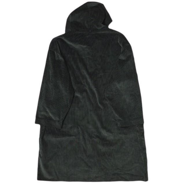 s.k. manor hill エスケーマノアヒル 18AW アメリカ製 HOODED CANOPY COAT - CORDUROY コーデュロイフーデッドコート L BLACK g21071 |  | 01