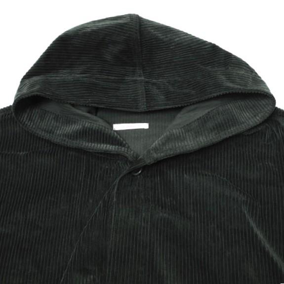 s.k. manor hill エスケーマノアヒル 18AW アメリカ製 HOODED CANOPY COAT - CORDUROY コーデュロイフーデッドコート L BLACK g21071 |  | 03