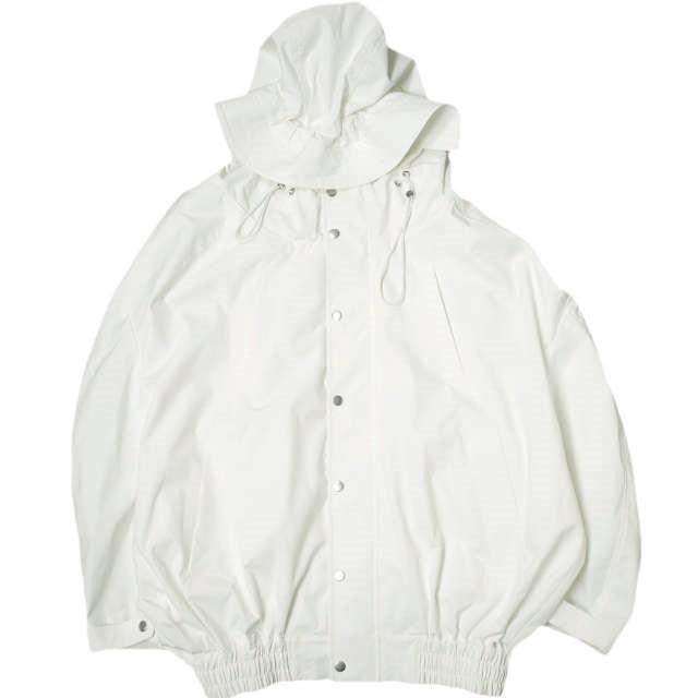 CHENPENG チェンペン 18AW オーバーサイズフーデッドジャケット 18011052000730 S ホワイト シェル マウンテンパーカー アウター g21077 | 