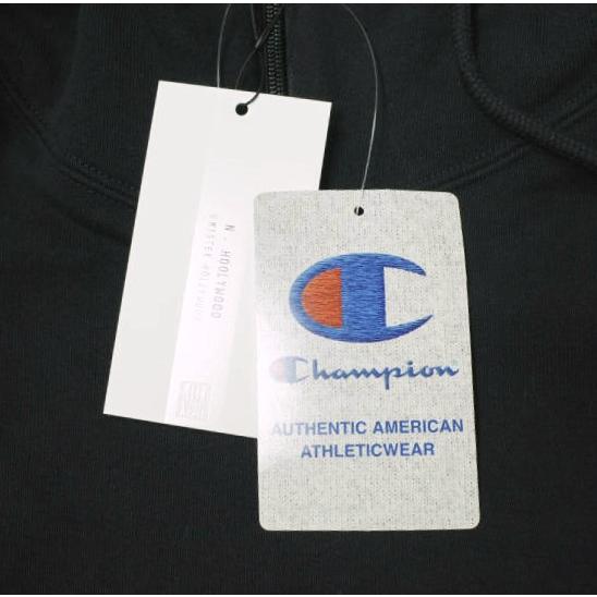 新品 N.HOOLYWOOD x Champion エヌハリウッド チャンピオン 25SS MOCK NECK HOODIE モックネックフーディー C8-B113 L BLACK パーカー |  | 03