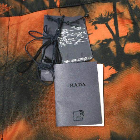 PRADA プラダ 22AW Re-Nylon Human Pantalone Shorts リナイロンバミューダショーツ SPG32 S182 11PZ 50 Orange トライアングルロゴ パンツ |  | 02