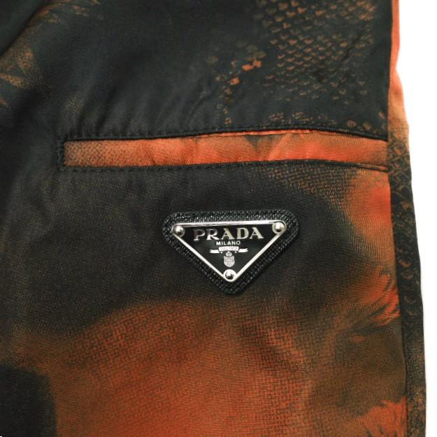 PRADA プラダ 22AW Re-Nylon Human Pantalone Shorts リナイロンバミューダショーツ SPG32 S182 11PZ 50 Orange トライアングルロゴ パンツ |  | 05