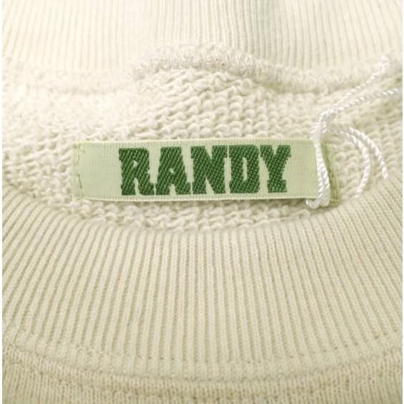 新品 RANDY ランディ 25SS 日本製 WATCH スリットクルーネックスウェットシャツ SS25-RCS01 1 BEIGE トレーナー 定価42,900円 裏毛 g21130 |  | 04