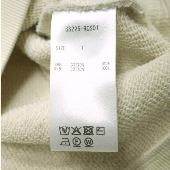 新品 RANDY ランディ 25SS 日本製 WATCH スリットクルーネックスウェットシャツ SS25-RCS01 1 BEIGE トレーナー 定価42,900円 裏毛 g21130 |  | 09