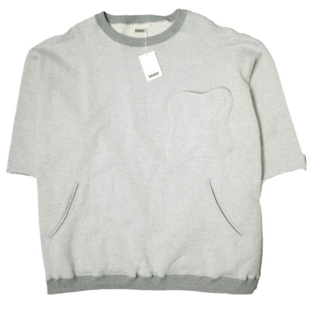 新品 RANDY ランディ 25SS 日本製 THROW ビッグスウェットシャツ SS25-RCS03 2 GREY トレーナー 定価46,200円 裏毛 カットオフ g21131 | 
