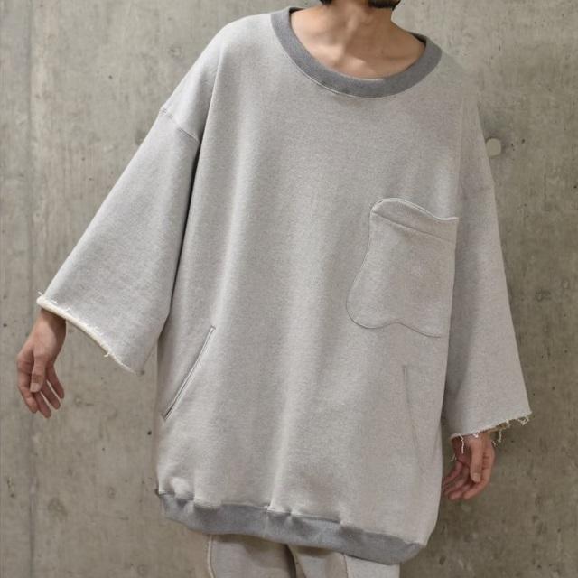 新品 RANDY ランディ 25SS 日本製 THROW ビッグスウェットシャツ SS25-RCS03 2 GREY トレーナー 定価46,200円 裏毛 カットオフ g21131 |  | 02