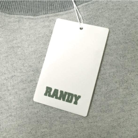 新品 RANDY ランディ 25SS 日本製 THROW ビッグスウェットシャツ SS25-RCS03 2 GREY トレーナー 定価46,200円 裏毛 カットオフ g21131 |  | 03