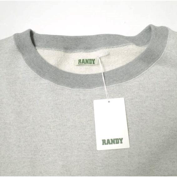 新品 RANDY ランディ 25SS 日本製 THROW ビッグスウェットシャツ SS25-RCS03 2 GREY トレーナー 定価46,200円 裏毛 カットオフ g21131 |  | 05