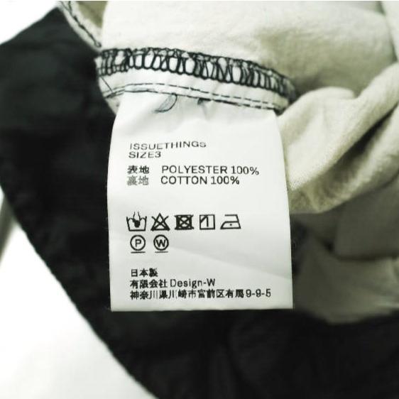 新品 ISSUETHINGS イシューシングス 25SS 日本製 type82(polyester) イタリア軍 パッカリンググルカショーツ 25a/82-p/c-01 3 Black パンツ |  | 09