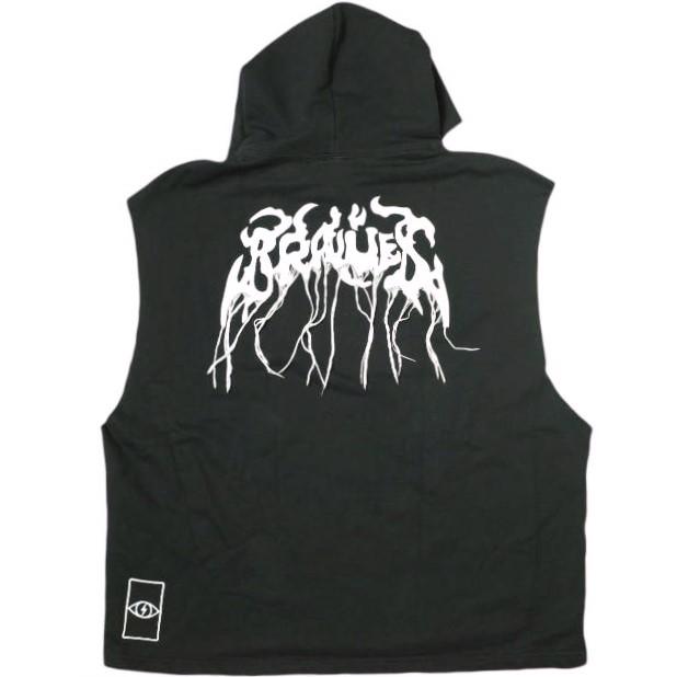 DIESEL ディーゼル S-Drove ノースリーブパーカー L ブラック スウェット スカル トップス g21173 |  | 01