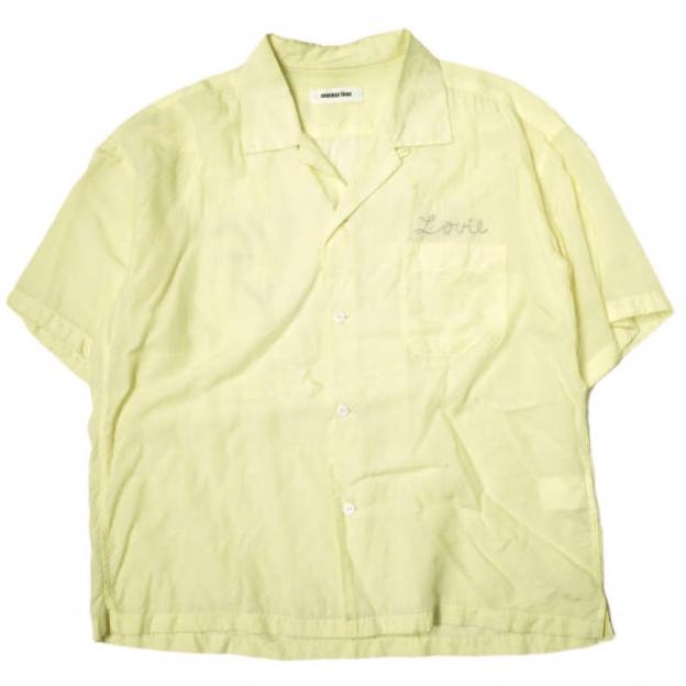 monkey time モンキータイム BOWLING SHIRT ボーリングシャツ 8316-149-0017 S イエロー 半袖 トップス g21174 | 