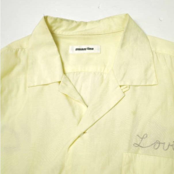 monkey time モンキータイム BOWLING SHIRT ボーリングシャツ 8316-149-0017 S イエロー 半袖 トップス g21174 |  | 04