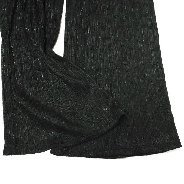 BEAUTY＆YOUTH UNITED ARROWS ビューティーアンドユース ユナイテッドアローズ ラメプリーツパンツ 1614-137-6424 Free BLACK イージー |  | 06