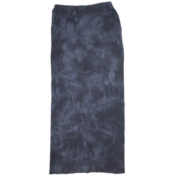 Steven Alan スティーブンアラン TIE DYE RIB LONG SKIRT タイダイ柄リブロングスカート 8224-199-0316 Free NAVY タイト ボトムス g21195 |  | 01