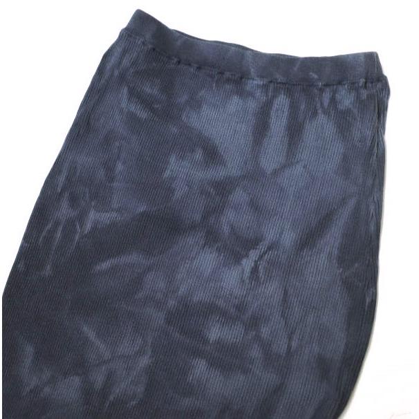 Steven Alan スティーブンアラン TIE DYE RIB LONG SKIRT タイダイ柄リブロングスカート 8224-199-0316 Free NAVY タイト ボトムス g21195 |  | 03