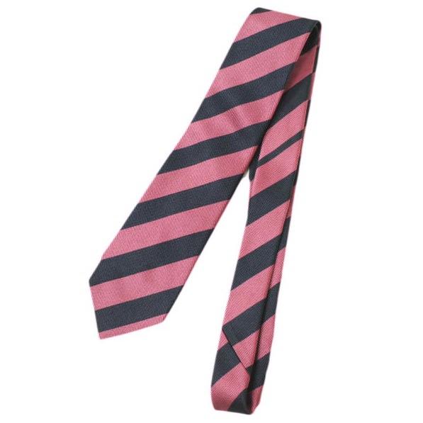 BEAMS F ビームスエフ 日本製 レジメンタルストライプ シルクネクタイ