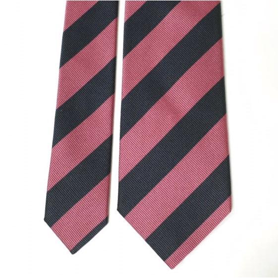 BEAMS F ビームスエフ 日本製 レジメンタルストライプ シルクネクタイ