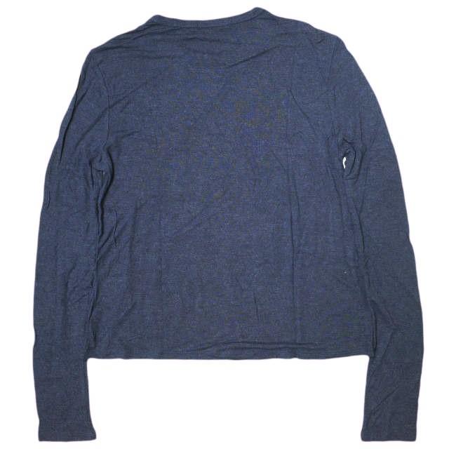 アレキサンダーワン　ウォッシュ加工　プリントロゴ　ロンT 長袖Tシャツ　XS. T by ALEXANDER WANG ティーバイアレキサンダーワン レーヨン