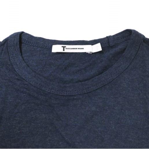 アレキサンダーワン ニット半袖カットソー XS alexanderwang アレキサンダーワング エンボスロゴ リブ