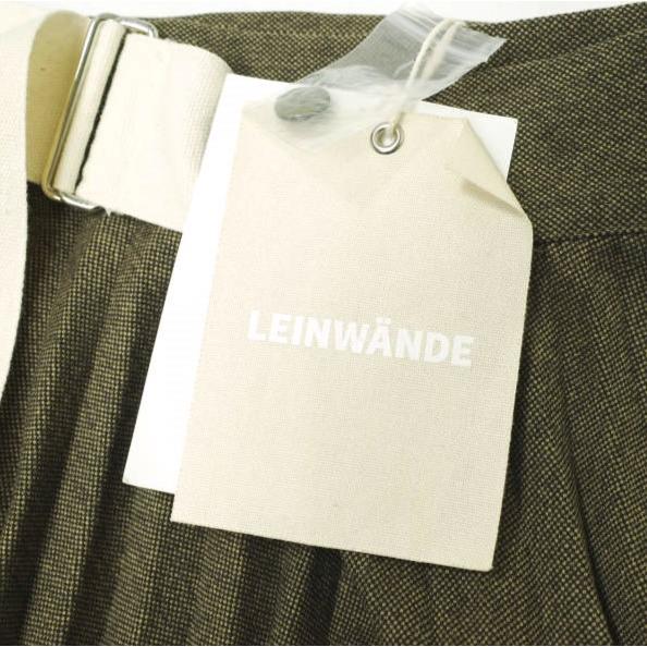 新品 LEINWANDE ラインヴァンド PLEATS WRAPPED SKIRT プリーツラップ