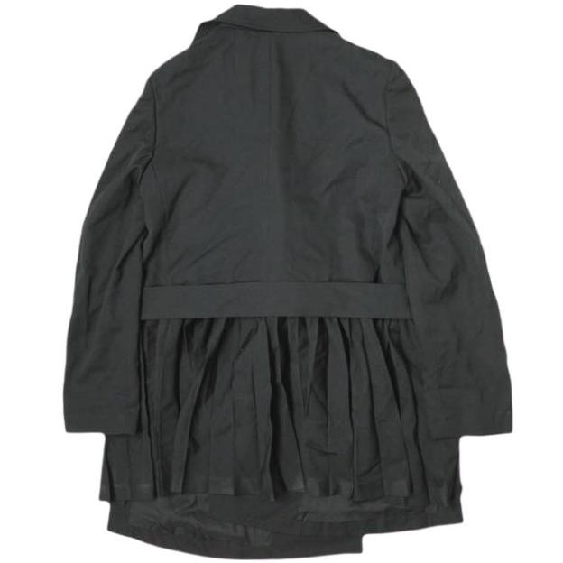 COMME des GARÇONS 黒15SS ベルテッドウールジャケット COMME des GARCONS コムデギャルソン コムコム 15SS ウールギャバジン