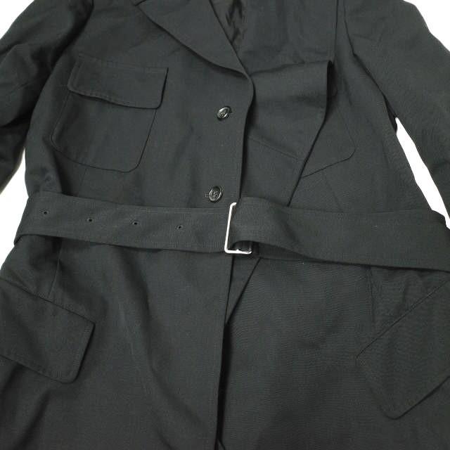 COMME des GARÇONS 黒15SS ベルテッドウールジャケット COMME des GARCONS コムデギャルソン コムコム 15SS ウールギャバジン