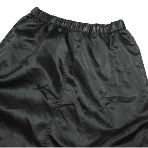 A13411 コムコム　21SS ポリ縮絨ラメチェックサルエルパンツ　ブラックS COMME des GARCONS HOMME DEUX コムデギャルソンオムドゥ 22SS