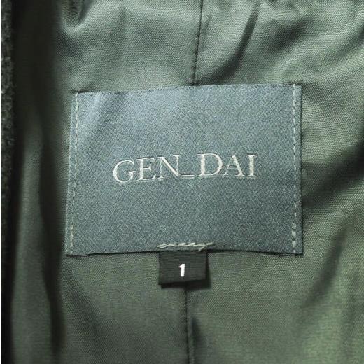 GEN_DAI ゲンダイ 23AW LONG COAT ベルテッド ウールオーバーコート 1 グレー カットオフ チェスター アウター g21321 |  | 08
